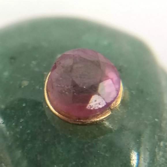 ELEPHANT PENDANT HEAD JADE YELLOW GOLD - Picture 9 of 10